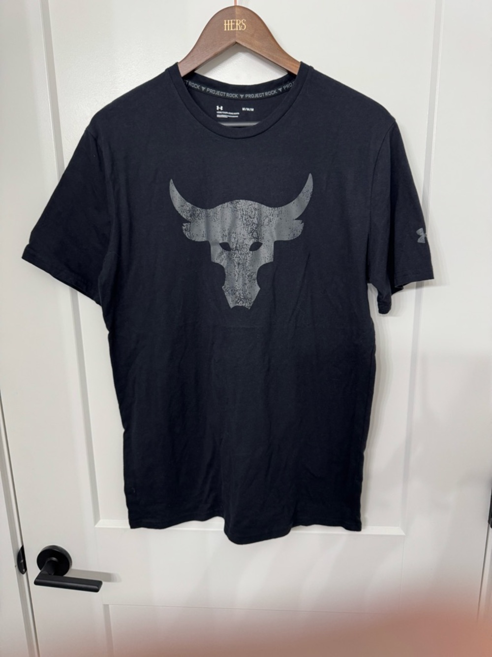 Under Armour Black Short-Sleeve Project Bull Graphic Tee